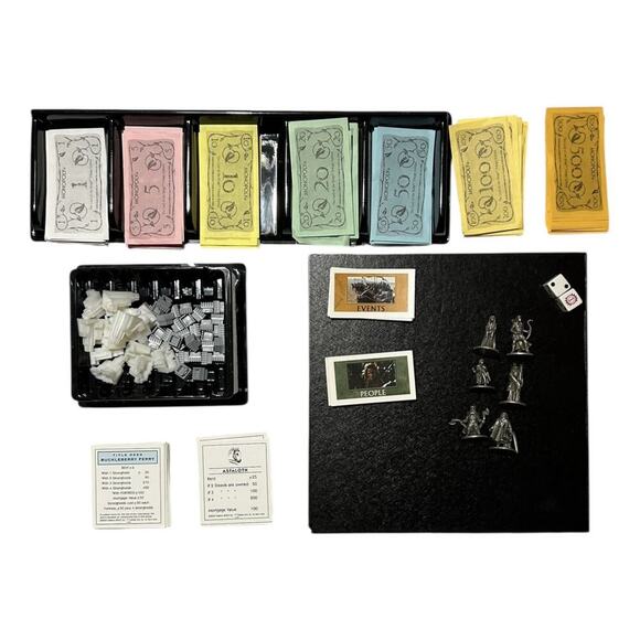 Monopoly LORD OF THE RINGS Trilogy Edition Parker Brothers Hasbro 2003 *No Ring* - Picture 3 of 9
